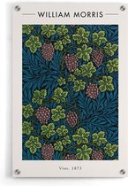 Walljar - William Morris - Vine II - Muurdecoratie - Plexiglas schilderij