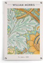 Walljar - William Morris - St. James - Muurdecoratie - Plexiglas schilderij