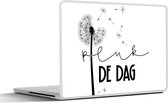 Laptop sticker - 10.1 inch - Spreuken - Quotes - Carpe diem - Pluk de dag - 25x18cm - Laptopstickers - Laptop skin - Cover