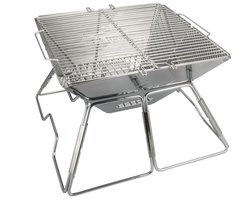 AceCamp BBQ opvouwbaar | stainless steel | small 36 x 34 x 22cm
