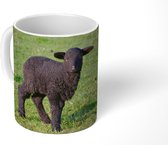 Mok - Schaap - Lam - Zwart - Gras - 350 ML - Beker