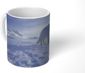 Mok - Koffiemok - Vos - Sneeuw - Bergen - Mokken - 350 ML - Beker - Koffiemokken - Theemok