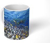 Mok - Onderwater rif met vissen - 350 ML - Beker
