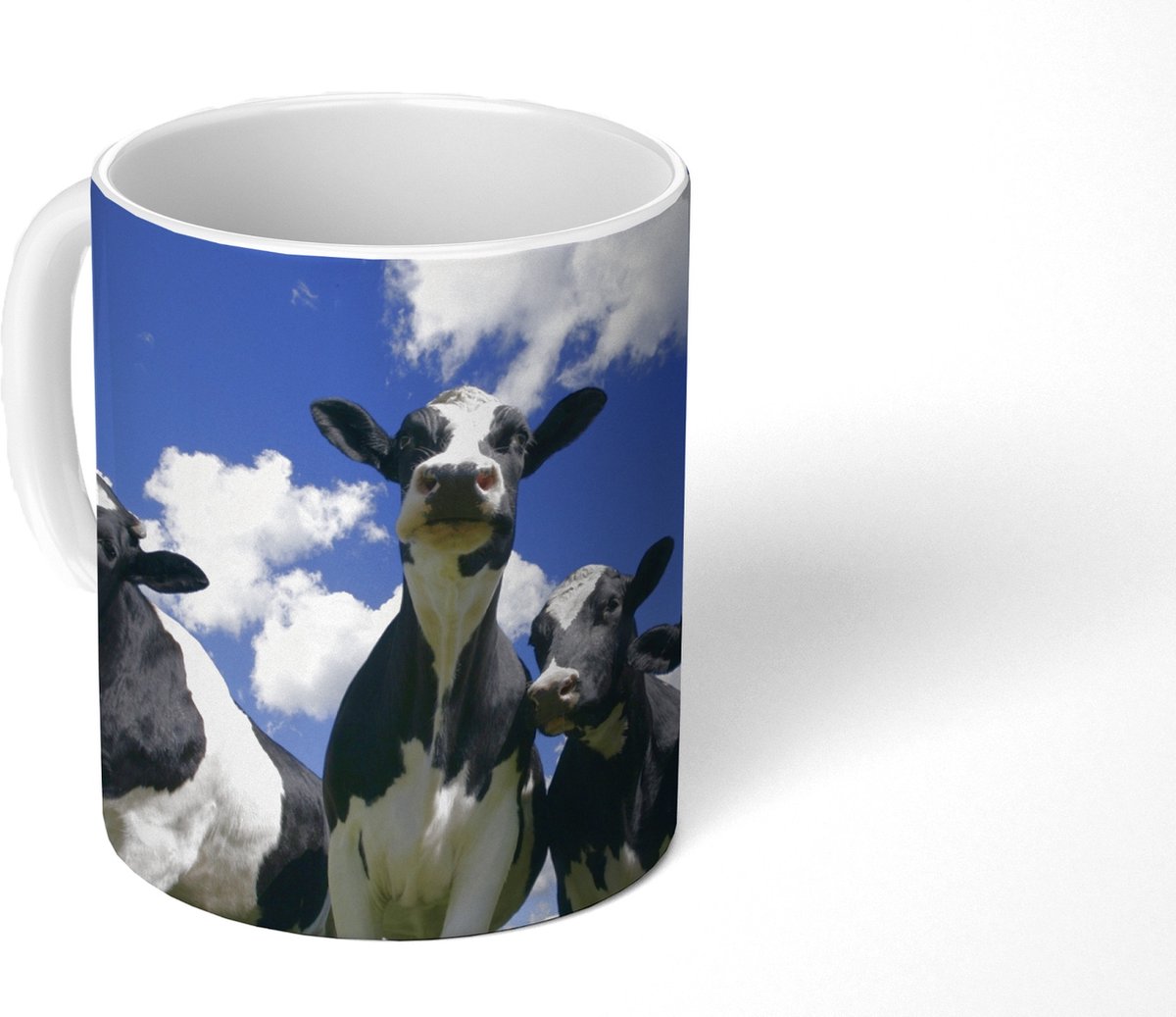 Mok - Koffiemok - Koe - Lucht - Dieren - Mokken - 350 ML - Beker - Koffiemokken - Theemok