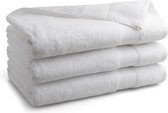 Bol.com Seashell Hotel Collectie Handdoek - Wit - 3 stuks - 70x140cm aanbieding
