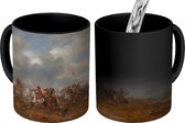 Magische Mok - Foto op Warmte Mok - Veldslag - Schilderij van Philips Wouwerman - 350 ML