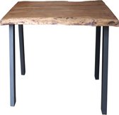Old Inn - Boomstamtafel Onbehandeld Acaciahout met Trapezium Poot 300cm x 100cm