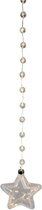 Peha Kersthanger Ster Led 15 X 300 Cm Glas Zilver/wit