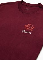 Brixton Prairie Stt T-shirt - Burgundy