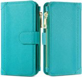 iMoshion Luxe Portemonnee Samsung Galaxy S21 FE hoesje - Turquoise