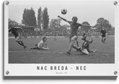 Walljar - NAC Breda - NEC '74 - Muurdecoratie - Plexiglas schilderij