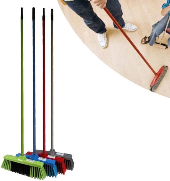 Benson Kamerveger - Bezem Zacht - met Steel - 130 cm