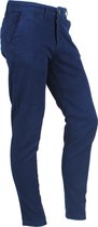 Ferlucci Heren Chino - Stretch - Lengte 34- Navy