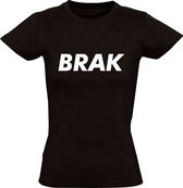Brak | Dames T-shirt | Zwart | Hangover | Kater | Feest | Drank