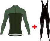 Sport2x Winterkledingset Basis Groen XXL