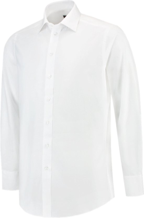 Tricorp 705006 Chemise Stretch - Wit (Longueur de manche 5) - 47