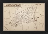 Decoratief Beeld - Houten Van Lichtenvoorde - Hout - Bekroned - Bruin - 21 X 30 Cm