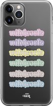 xoxo Wildhearts case voor iPhone 11 Pro Max - Wildhearts Thick Colors - xoxo Wildhearts Transparant Case