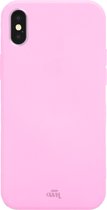 xoxo Wildhearts siliconen hoesje geschikt voor iPhone XS Max - Roze gekleurd hoesje - Pantone kleur - Backcover - verkrijgbaar in verschillende kleuren - Roze