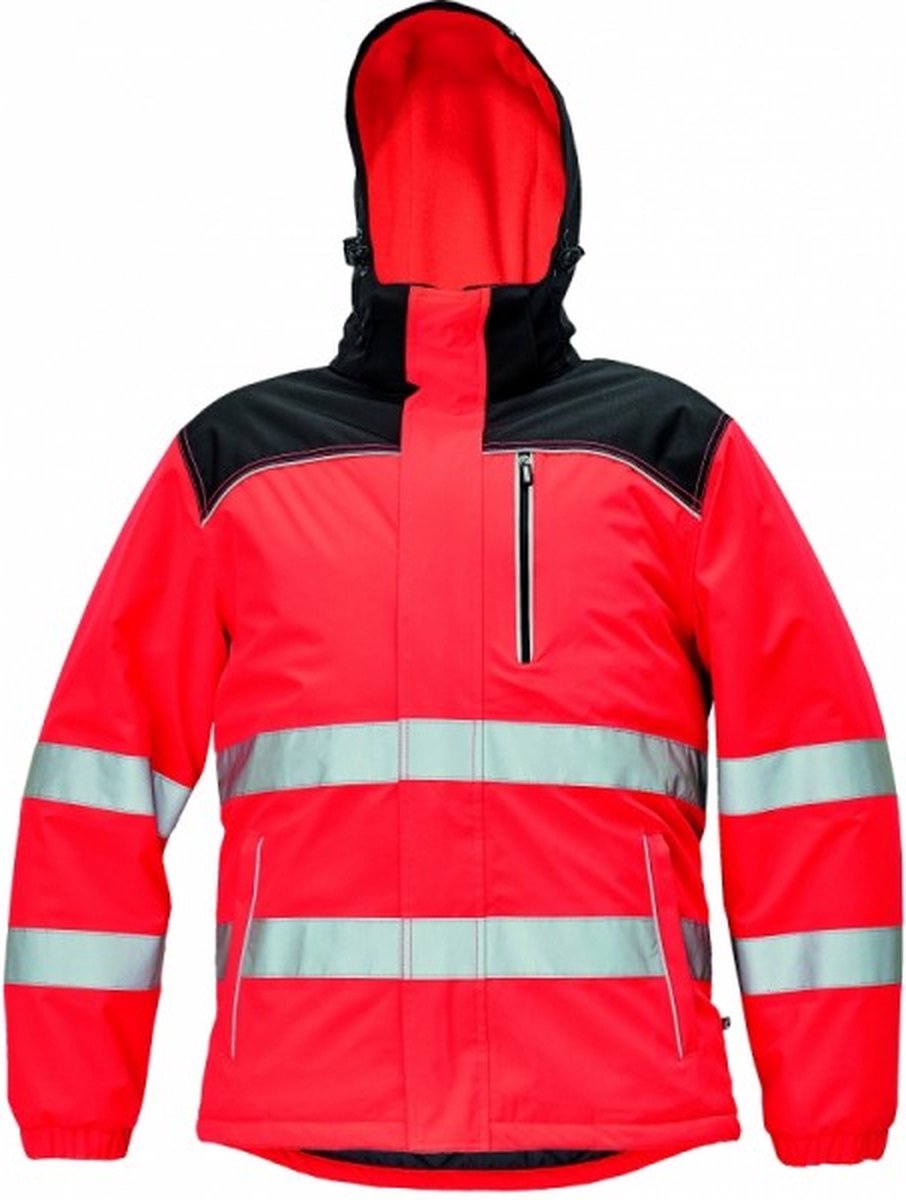 Cerva KNOXFIELD high-vis WINTER parka 03010465 HV Rood