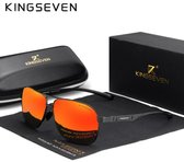 KingSeven Redstar - Pilotenbril met UV400 en polarisatie filter - Z190