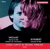 Hélène Mercier & Louis Lortie - Mozart: Sonata in D KV 488/Schubert: Fantasie (CD)