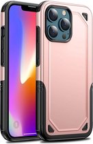 Apple iPhone 13 Hoesje Hybride Back Cover Rose Goud