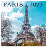 Grupo Erik Wandkalender 2022 Parijs 30 X 30 Cm Papier Blauw