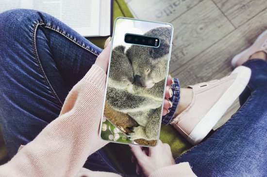 Coque Samsung Galaxy S10 Plus - Koalas - Hug - Animaux - Siliconen - Sinterklaas - Noël - Cadeaux - Cadeaux chaussures