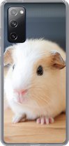 Geschikt voor Samsung Galaxy S20 FE hoesje - Schattige baby cavia - Siliconen Telefoonhoesje