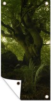 Poster de jardin Vert forêt sombre - 40x80 cm
