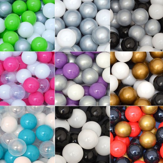 50 Baby ballenbak ballen - 5.5cm ballenbad speelballen voor kinderen vanaf 0 jaar Turkoois - LittleTom