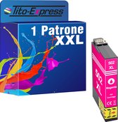PlatinumSerie 1x inkt cartridge alternatief voor Epson 502XL Magenta