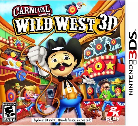 Take-Two Interactive Carnival Games: Wild West 3D, 3DS Engels Nintendo 3DS
