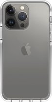 Telefoonglaasje Hoesje Geschikt voor iPhone 13 Pro - Kunststof - Transparant - Beschermhoes - Case - Cover