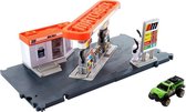 benzinestation Action Drivers junior 44 x 18 cm wit