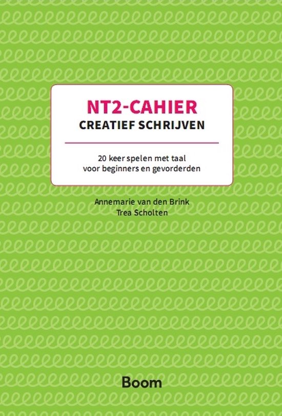 NT2-Cahiers - Creatief schrijven - cover