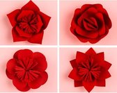 4 in 1 Bloemen Creatief Papier Snijden Schieten Props Bloemen Papercut Sieraden Cosmetica Achtergrond Foto Fotografie Props