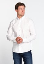 J&JOY - Mannen Overhemd Essentials White