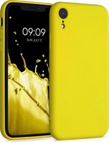 kwmobile hoesje voor Apple iPhone XR - backcover voor smartphone - levendig geel