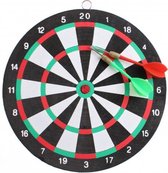 dartbord 24 cm met 2 pijlen