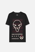 Overwatch Tshirt Homme -M- Reaper Zwart
