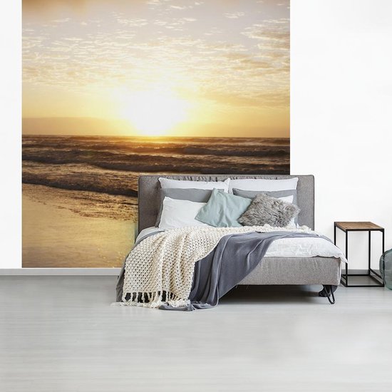 Papier peint - Papier peint photo Soleil - Mer - Plage - Largeur 260 cm x Hauteur 260 cm