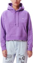 Obey Bold Cropped Hood - Orchid