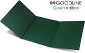 Goodline® - Luxe Metallic Groene Rapportmap / Diplomamap / Certificaat Mappen - 3x A4 - Green Edition