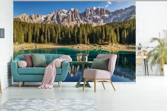 Papier peint - Papier peint Papier peint photo Berg - Forêt - Plage - Largeur 360 cm x hauteur 240 cm