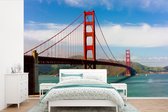Behang - Fotobehang Uitzicht op de Golden Gate Bridge in Californië - Breedte 600 cm x hoogte 400 cm