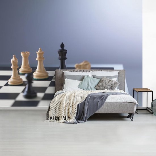 Papier peint photo peint photo vinyle - La face blanche est majoritaire lors des échecs largeur 320 cm x hauteur 240 cm - Tirage photo sur papier peint (disponible en 7 tailles)