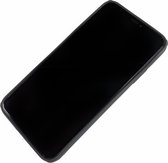 Apple iPhone 11 Pro Max - Silicone transparant hard hoesje Tess zwart - Geschikt voor