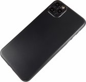 Apple iPhone X / Xs - Ultra dun transparant hard hoesje Liv zwart - Geschikt voor
